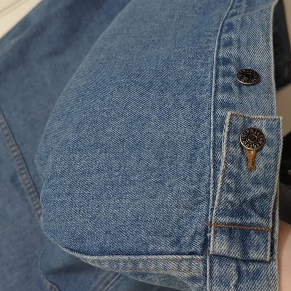 Wow- Rosie the Riveter Women's Labor Union Mint Vintage Denim Jacket sz XL - Picture 8 of 9